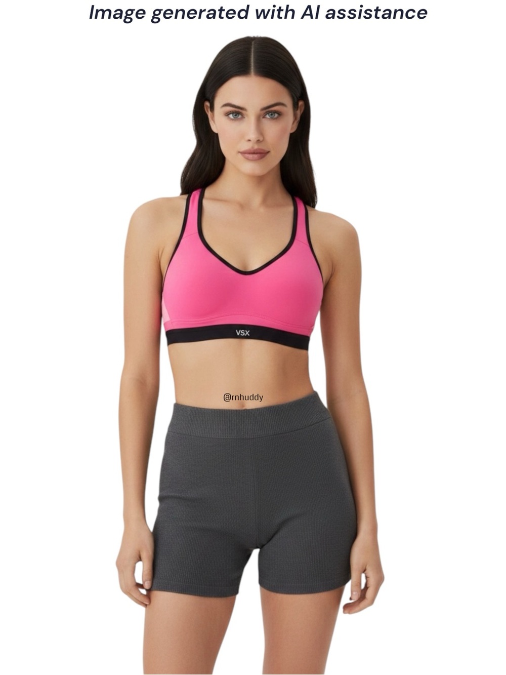 Princess Polly XS/S grey ivy knit bike shorts